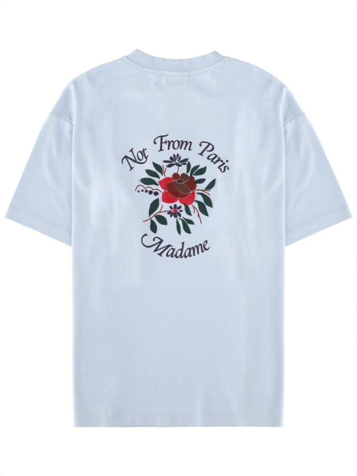 Drole De Monsieur "SLOGAN ROSE" T-SHIRT