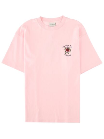 Drole De Monsieur "SLOGAN ROSE" T-SHIRT