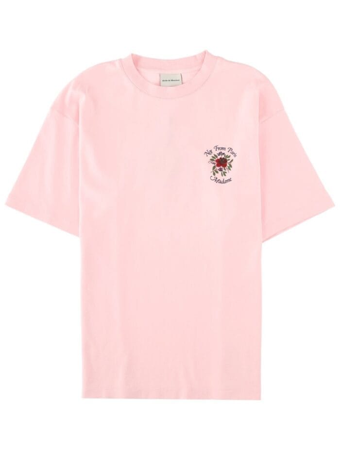 drole de monsieur "slogan rose" t shirt Drole De Monsieur "SLOGAN ROSE" T-SHIRT