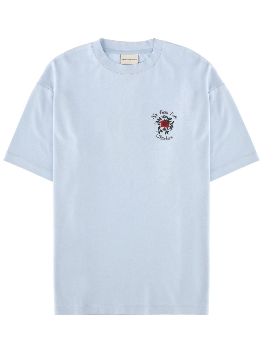 Drole De Monsieur "SLOGAN ROSE" T-SHIRT