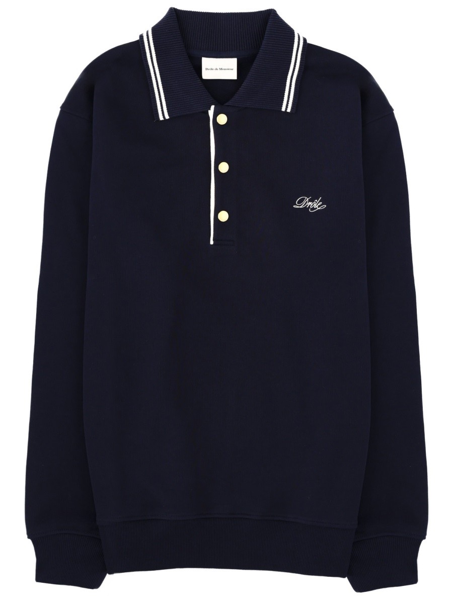 Drole De Monsieur SWEATSHIRT POLO.