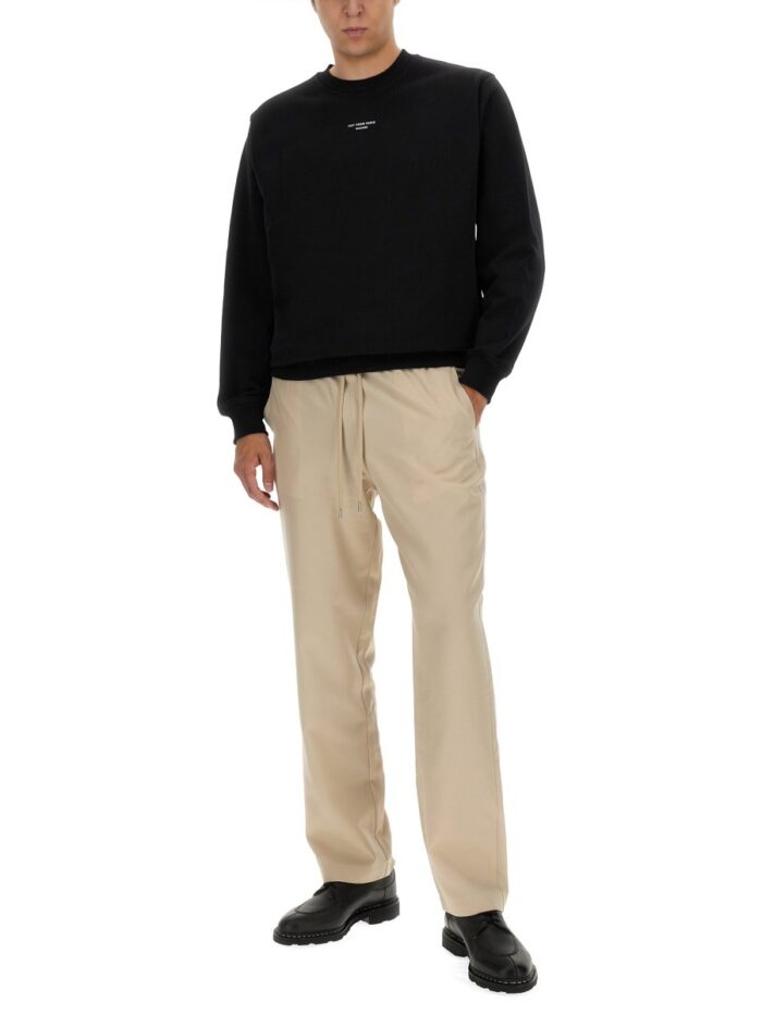 Drole De Monsieur SWEATSHIRT WITH PRINT "NOT FROM PARIS MADAME"