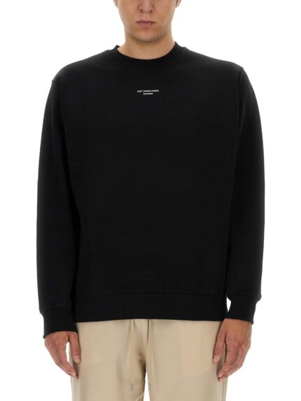 Drole De Monsieur SWEATSHIRT WITH PRINT "NOT FROM PARIS MADAME"