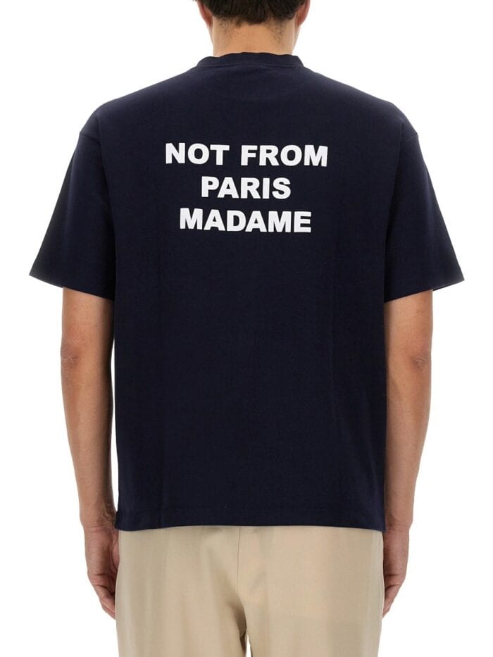 Drole De Monsieur T-SHIRT IN COTONE