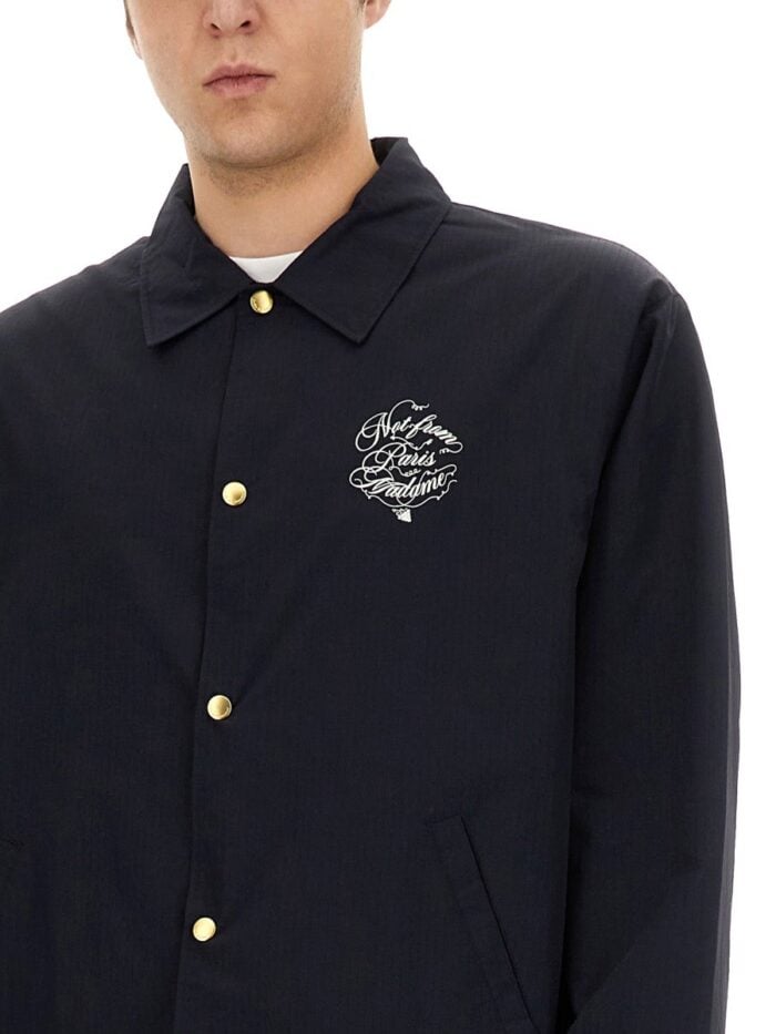 Drole De Monsieur VIGNES SLOGAN PRINT JACKET