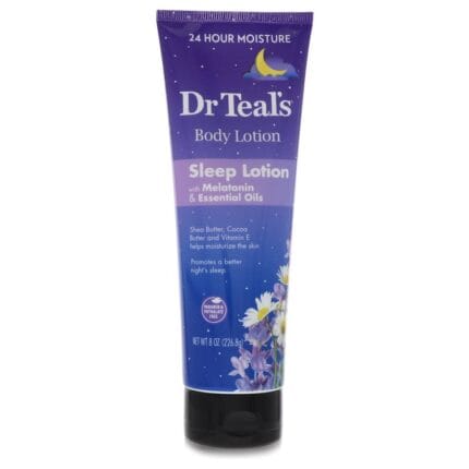 Dr Teal's Sleep Lotion By Dr Teal's - Sleep Lotion With Melatonin & Essential Oils Promotes A Better Night's Sleep (Shea Butter, Cocoa Butter And Vitamin E 8 Oz