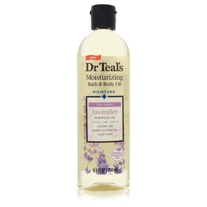 Dr Teal's Bath Oil Sooth & Sleep With Lavender By Dr Teal's - Pure Epsom Salt Body Oil Sooth & Sleep With Lavender 8.8 Oz