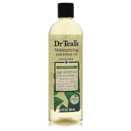 Dr Teal's Bath Additive Eucalyptus Oil By Dr Teal's - Pure Epson Salt Body Oil Relax & Relief With Eucalyptus & Spearmint 8.8 Oz