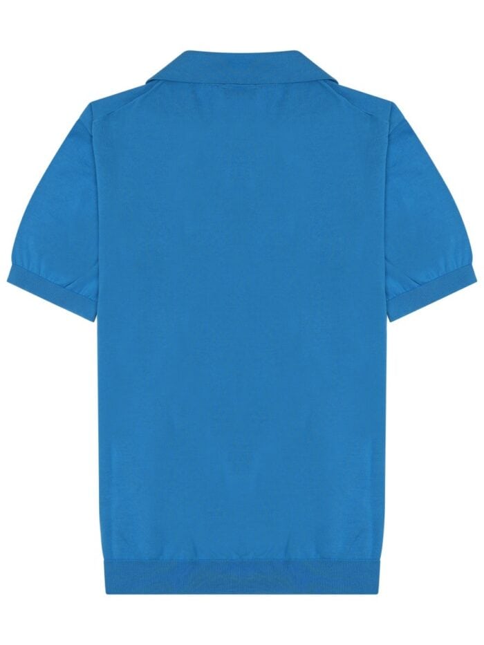 DRUMOHR Cotton Knit Polo Shirt