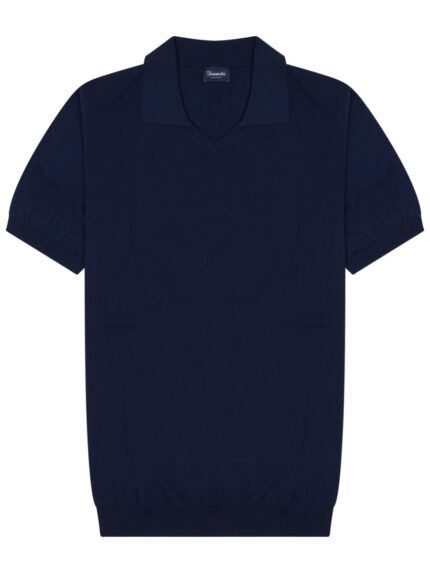 DRUMOHR Cotton Knit Polo Shirt