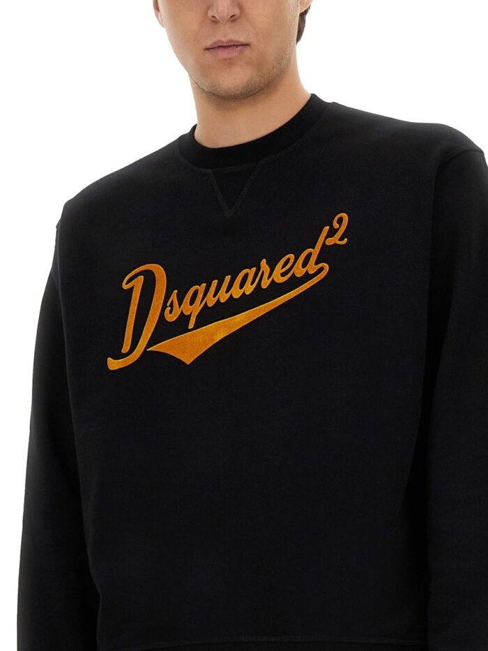 Dsquared "COOL FIT VELVET LOGO" SWEATSHIRT
