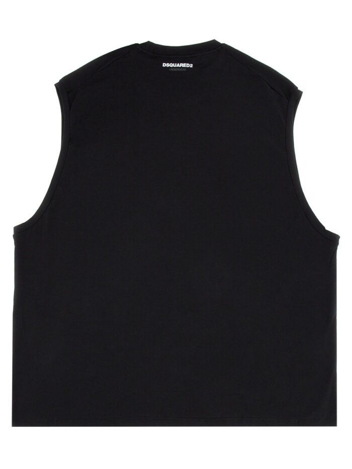 Dsquared COTTON SLEEVELESS T-SHIRT