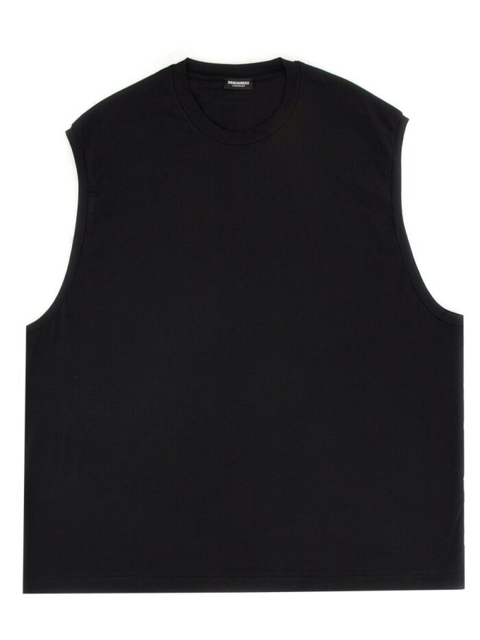Dsquared COTTON SLEEVELESS T-SHIRT