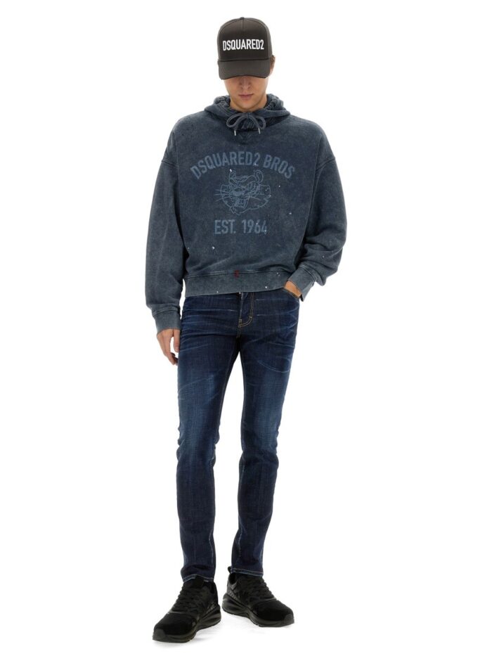 Dsquared SWEATSHIRT WITH LOGO PRINT