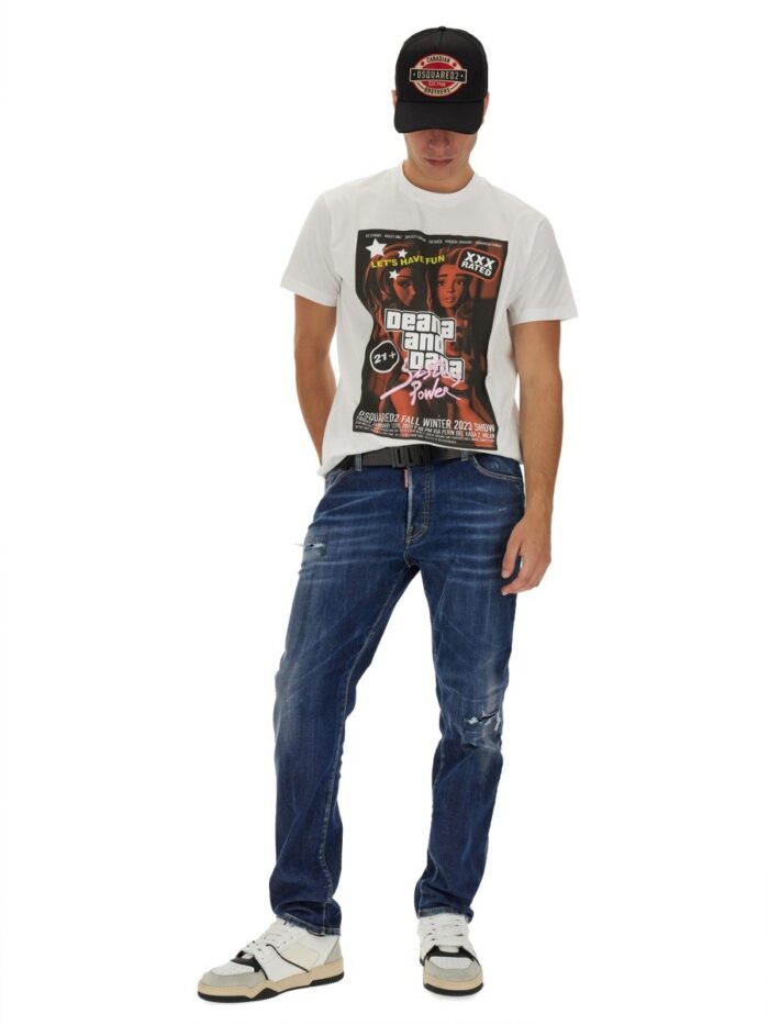Dsquared T-SHIRT WITH PRINT