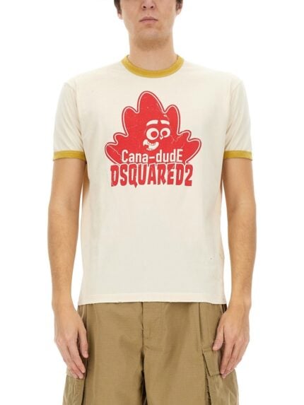 Dsquared T-SHIRT WITH PRINT