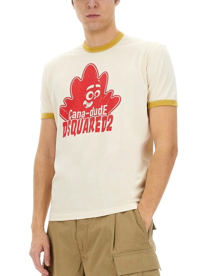 Dsquared T-SHIRT WITH PRINT