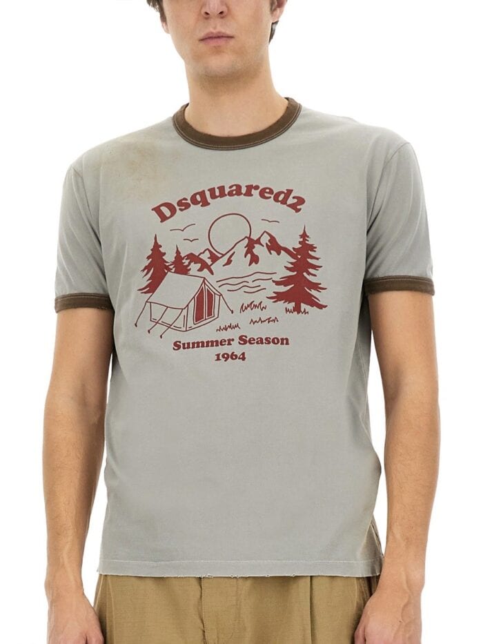 Dsquared T-SHIRT WITH PRINT