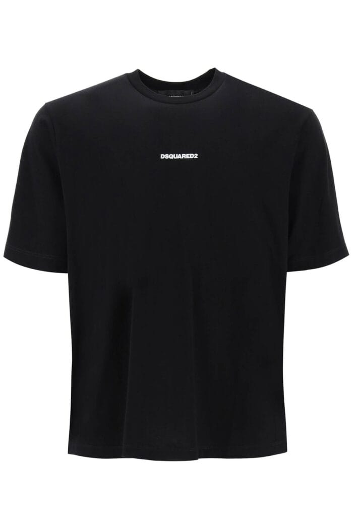 Dsquared2 Slouch Fit T-shirt With Logo Print