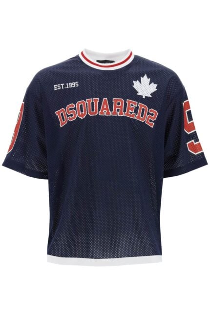 Dsquared2 T-shirt Hockey Con Stampa Logo