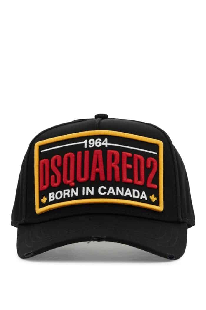 DSQUARED2 Baseball Cap With Logo Patch