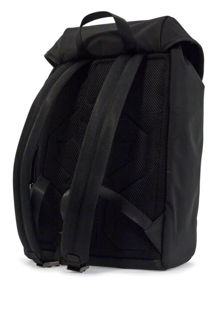 DSQUARED2 Black Nylon Laptop Backpack