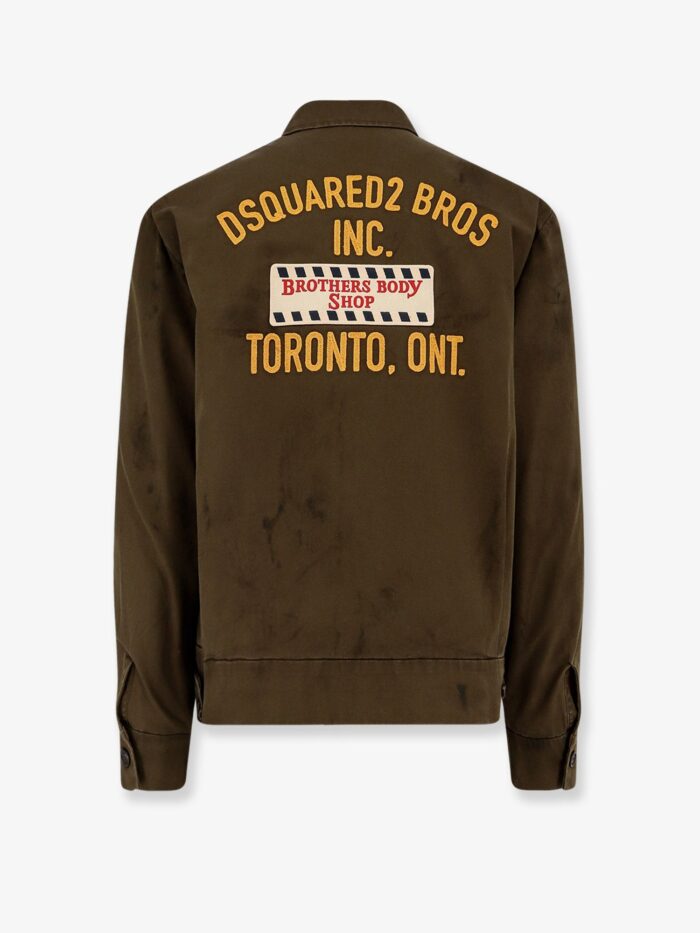 Dsquared2 Bros Cotton Padded Jacket