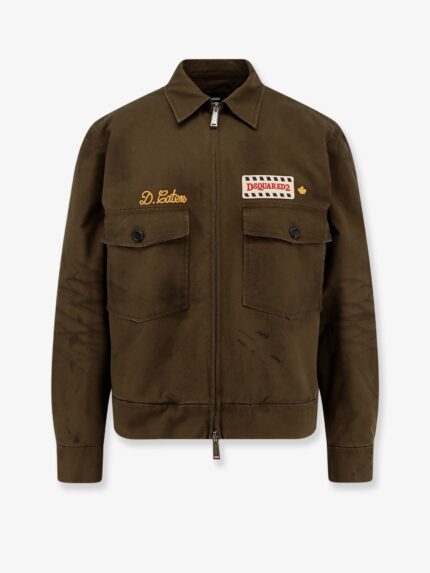 Dsquared2 Bros Cotton Padded Jacket