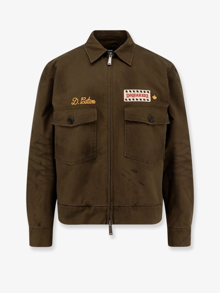 Dsquared2 Bros Cotton Padded Jacket