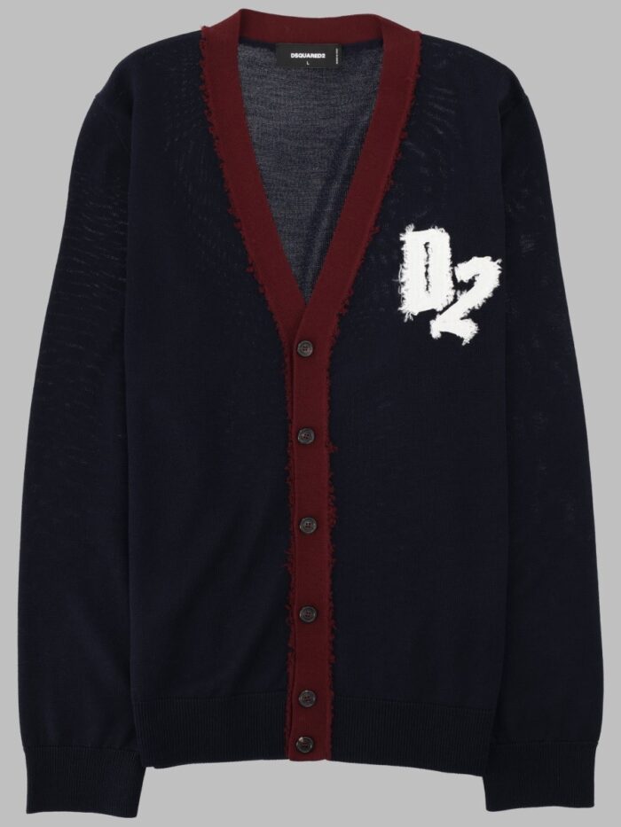 dsquared2 cardigan in lana DSquared2 CARDIGAN IN LANA