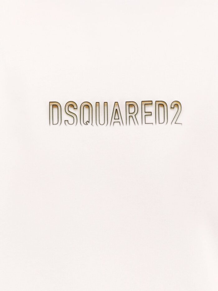 Dsquared2 Cotton T-shirt With Frontal Embossed Logo
