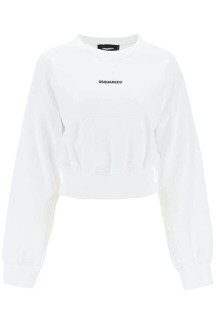 Dsquared2 Cropped Sweatshirt With Logo