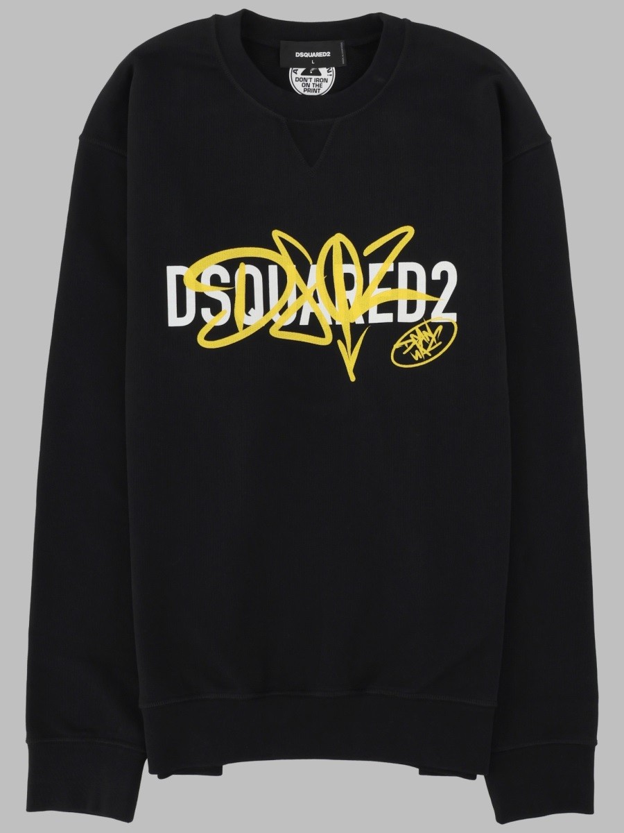 DSquared2 FELPA "GRAFFITI" COOL FIT