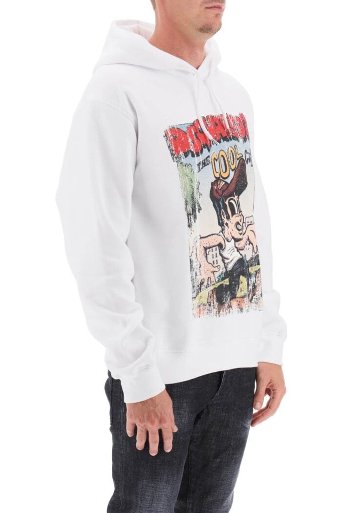 Dsquared2 Hoodie With Graphic Print