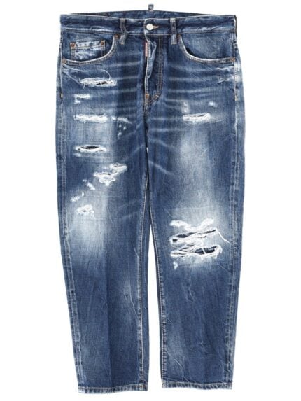 DSquared2 JEANS WITH "DESTROYED" DETAILS