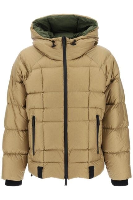 DSQUARED2 Logo Print Hooded Down Jacket