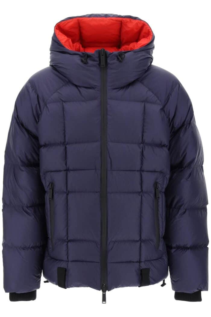 Dsquared2 Logo Print Hooded Down Jacket