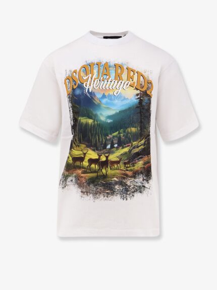 Dsquared2 Loose Fit Cotton T-shirt
