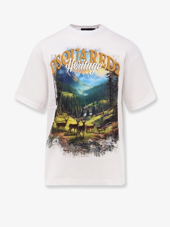 Dsquared2 Loose Fit Cotton T-shirt