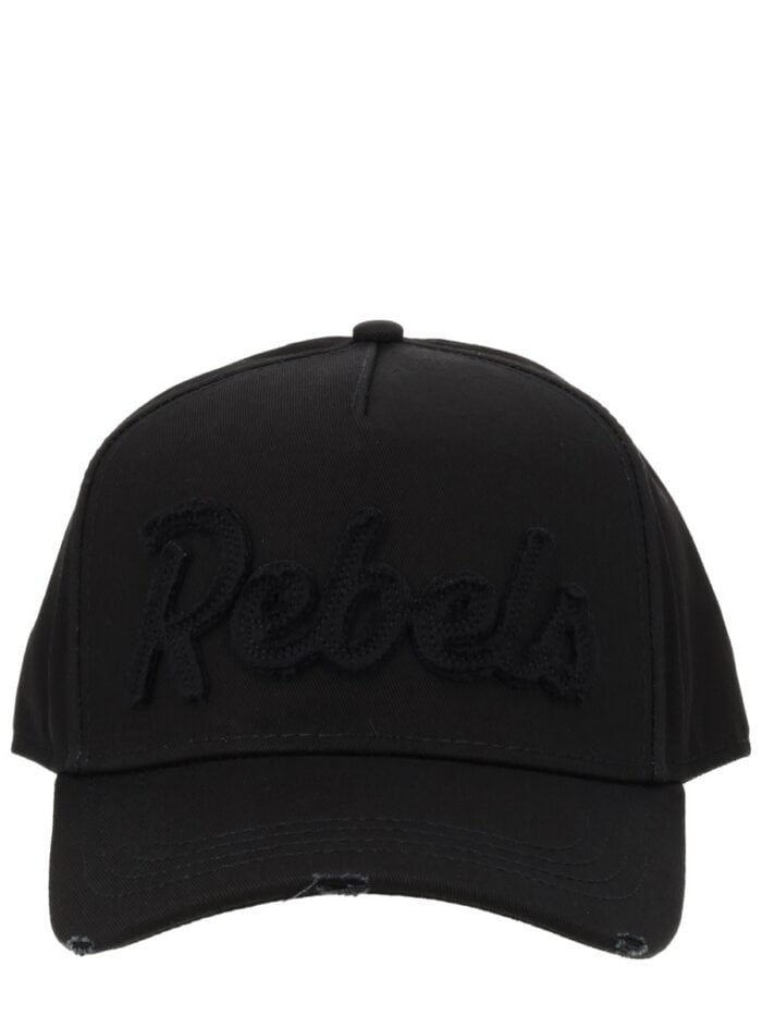 dsquared2 "rebels" baseball hat DSquared2 "REBELS" BASEBALL HAT