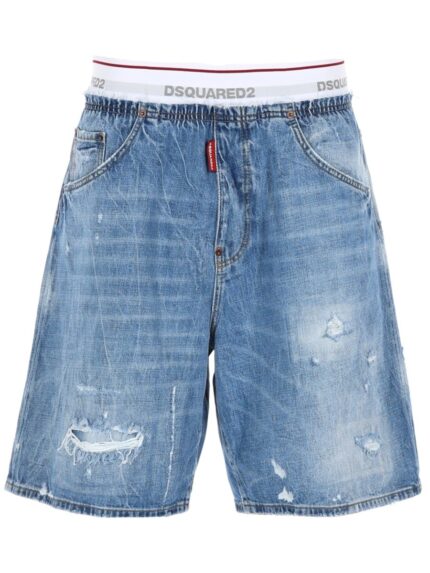 DSquared2 SHORTS "SURFER" CON LOGO