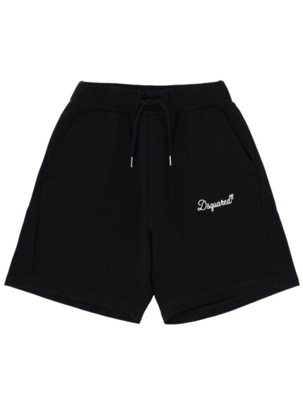 DSquared2 SHORTS WITH LOGO EMBROIDERY