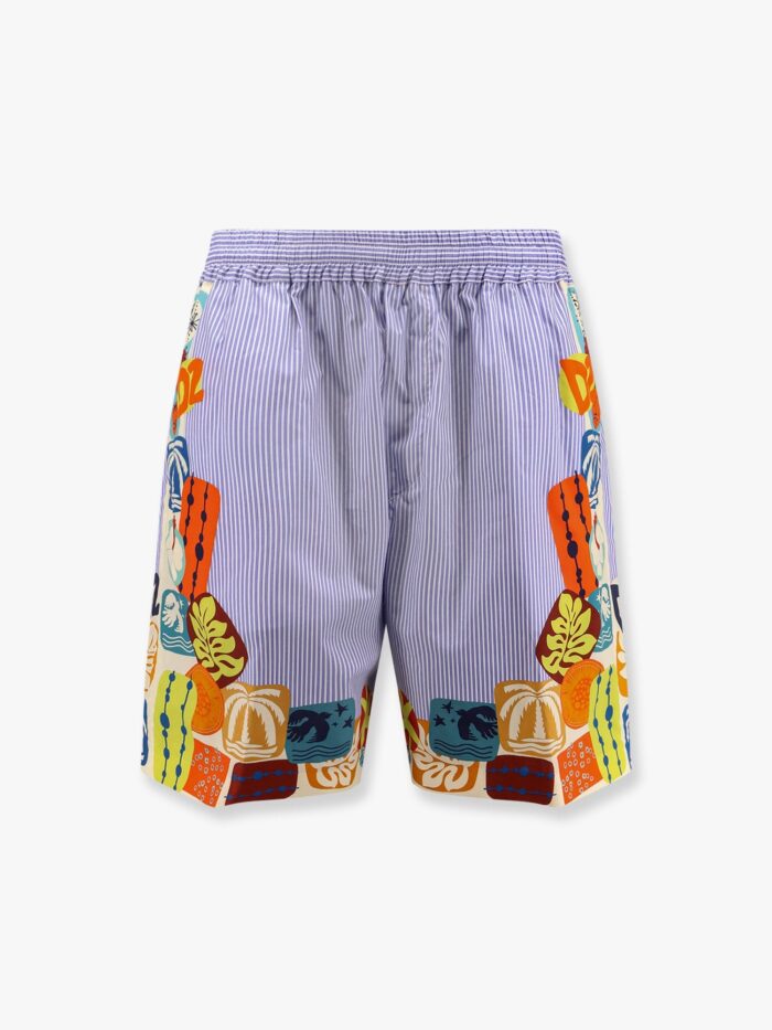 Dsquared2 Summer Lovers Cotton Bermuda Shorts