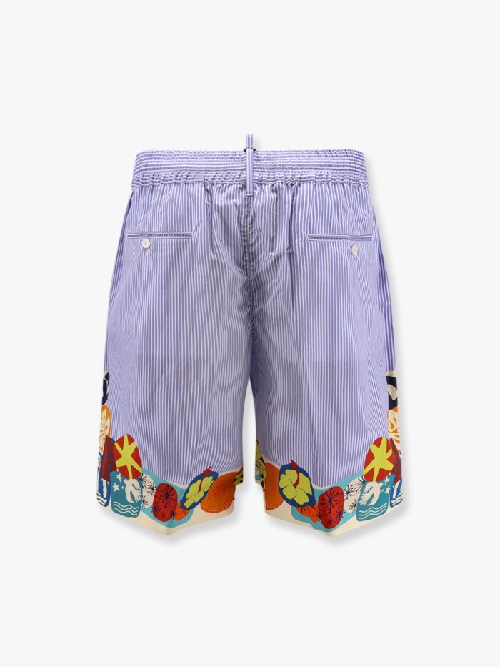 Dsquared2 Summer Lovers Cotton Bermuda Shorts