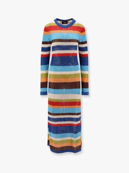 Dsquared2 Summer Lovers Cotton Long Dress