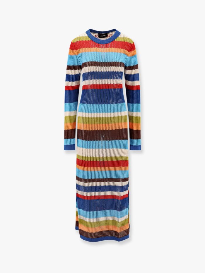Dsquared2 Summer Lovers Cotton Long Dress