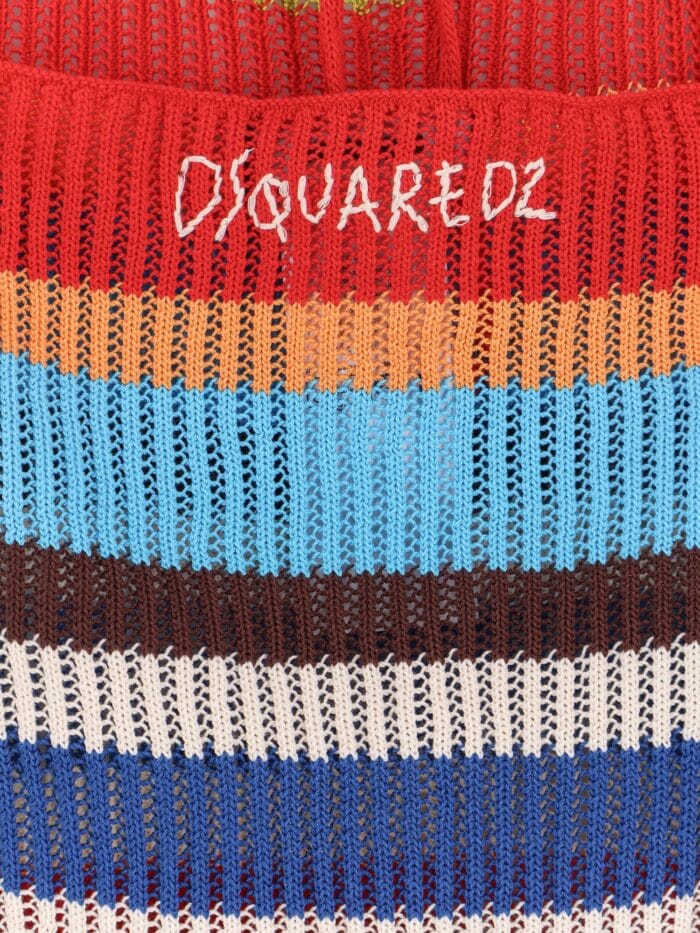 Dsquared2 Summer Lovers Cotton Short Dress