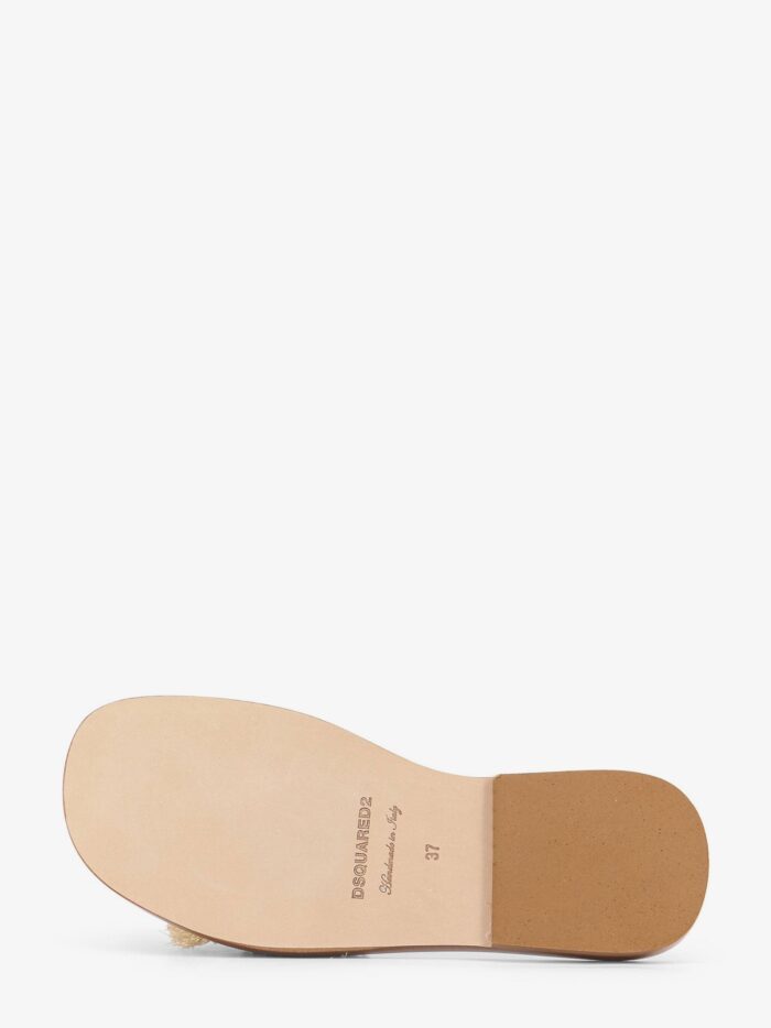 Dsquared2 Summer Lovers Natural Rafia Flat Sandals