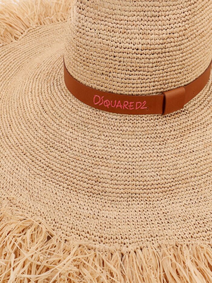 Dsquared2 Summer Lovers Natural Rafia Hat
