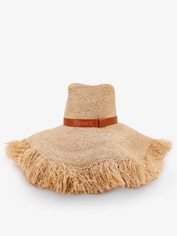 Dsquared2 Summer Lovers Natural Rafia Hat